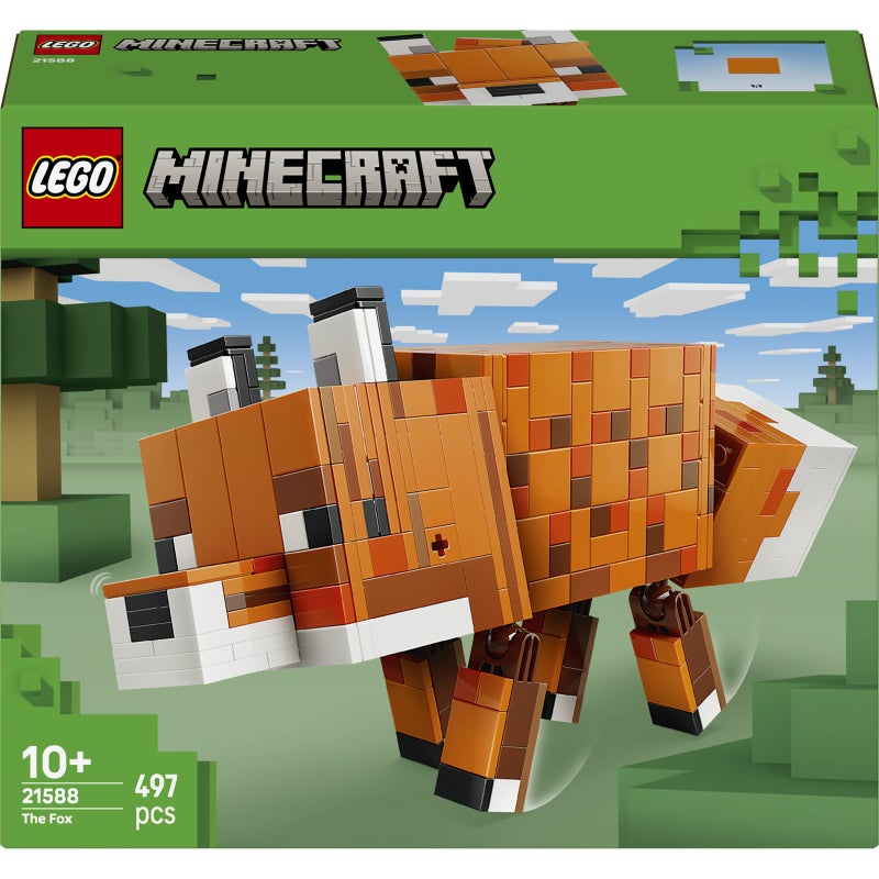 LEGO Minecraft The Fox 21588 Building Toy Set (497 Pieces) - Image 2